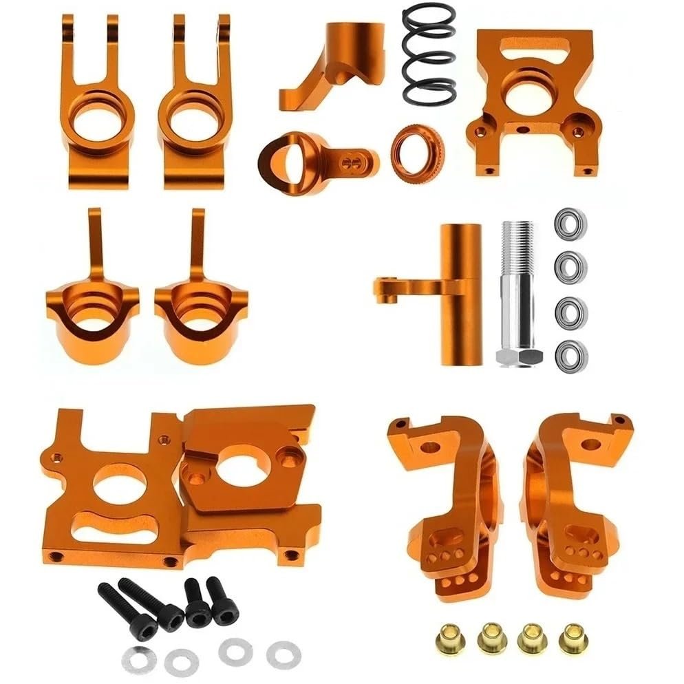 for Metal Accessories Kit Steering Cup Steering Assembly Motor Mount for ZD Racing DBX-07 EX-07 DBX07 EX07 1/7 RC Car Upgrade Parts(White)