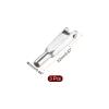 MECCANIXITY 3Pcs Metal Clevis Quick Link M2 Thread Steel Clevis Self Locking Clip Fixing Wing for RC Airplane Car Helicopter Model Replacements, 2mm x 22mm view 2