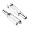 MECCANIXITY 3Pcs Metal Clevis Quick Link M2 Thread Steel Clevis Self Locking Clip Fixing Wing for RC Airplane Car Helicopter Model Replacements, 2mm x 22mm view 3