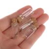 10Pcs Dollhouse Glass Jars Miniature: 1/12 Scale Glass Bottles Food Container for Kitchen Restaurant - Mini Canister Empty with CorkDollhouse DecorDollhouse DIY Accessories view 2