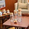 10Pcs Dollhouse Glass Jars Miniature: 1/12 Scale Glass Bottles Food Container for Kitchen Restaurant - Mini Canister Empty with CorkDollhouse DecorDollhouse DIY Accessories view 4