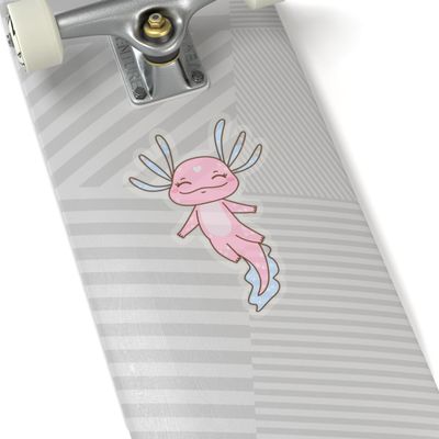 Axolotl Sticker - Cute Water Bottle & Computer Kiss-Cut Sticker, Binder Decoration, Ideal Gift for Axolotl Lover. Fun Laptop