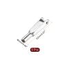 MECCANIXITY 8Pcs Metal Clevis Quick Link M2 Thread Steel Clevis Self Locking Clip Fixing Wing for RC Airplane Car Helicopter Model Replacements, 2mm x 22mm view 2
