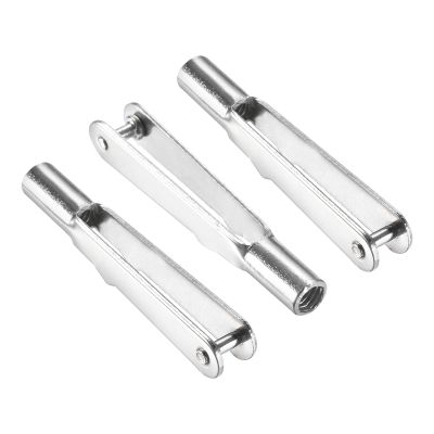 MECCANIXITY 3Pcs Metal Clevis Quick Link M3 Thread Steel Clevis Self Locking Clip Fixing Wing for RC Airplane Car Helicopter Model Replacements, 3mm x 30mm