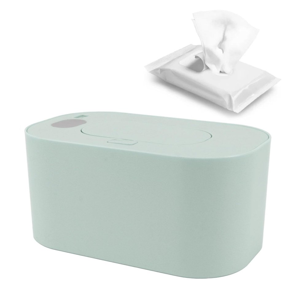 USB Powered Wipe Warmer for Infants, Wet Wipes Heater with Constant Temperature Display, Large Capacity Design, Compatible with Most Wet Wipes on Market, Convenient Storage Dispenser