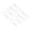 MECCANIXITY 8Pcs Nylon Clevis 2 x 27mm Fixing Wings for RC Airplane Car Helicopter Model Replacements view 1