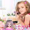 25Pcs Hairdressing Makeup Dolls H Styling Model Doll Head Styling Playset Toys H Accessories Playset for Girls Children Lifelike Appearance Can Practice Styling Makeup The view 1