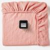 WEISUYUUS 130x72x25cm Baby Fitted Sheet for Bassinet, Soft & Breathable Cotton Crib Mattress Sleeve Protector Gentle Touches view 4