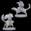Ranger Miniatures for DND Pathfinder RPG Unpainted Resin 28mm-32mm 3D Printed (Winged Kobold Ranger on a Dire Weasel) view 2