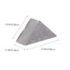 LALADEFIEE 200pcs Triangle House Supplies DIY Fake Bricks for Sand Table Micro Landscape Accessories Safe Polished Design for Creative Crafts and Building Projects view 2