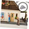 LALADEFIEE 200pcs Triangle House Supplies DIY Fake Bricks for Sand Table Micro Landscape Accessories Safe Polished Design for Creative Crafts and Building Projects view 4