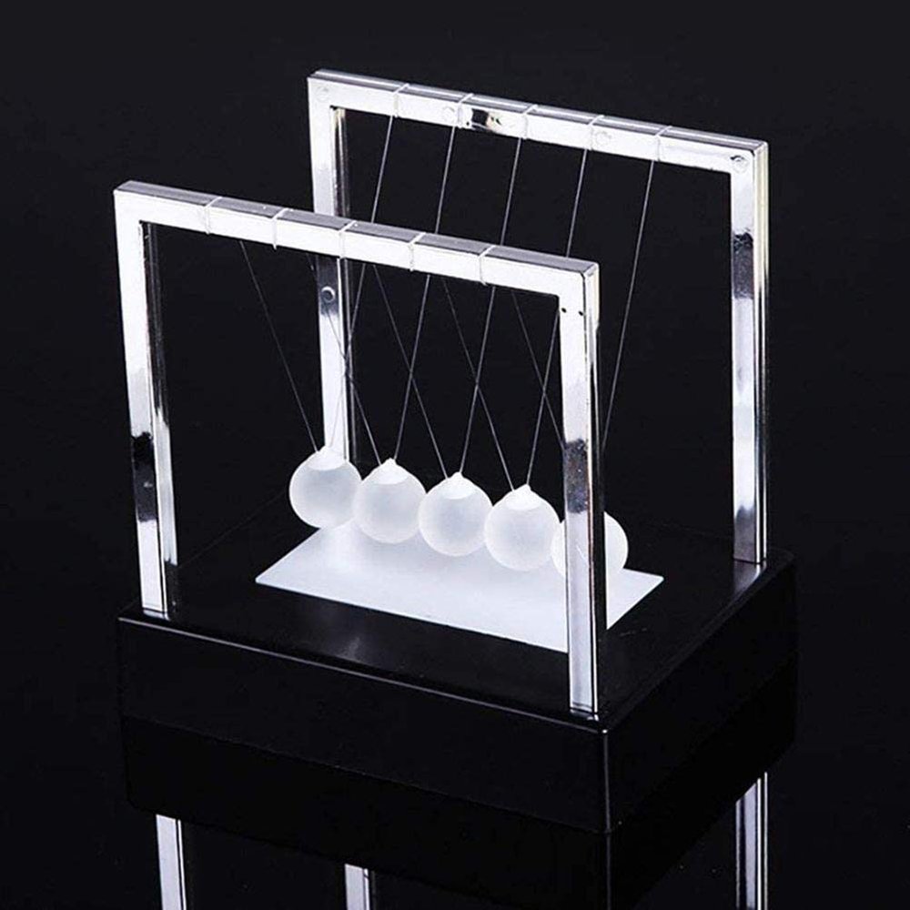 Newtons Cradle, Luminous with Exquisite Appearance Perpetual Motion Machine Desk Toys for Desktop Entertainment and Decoration (1)