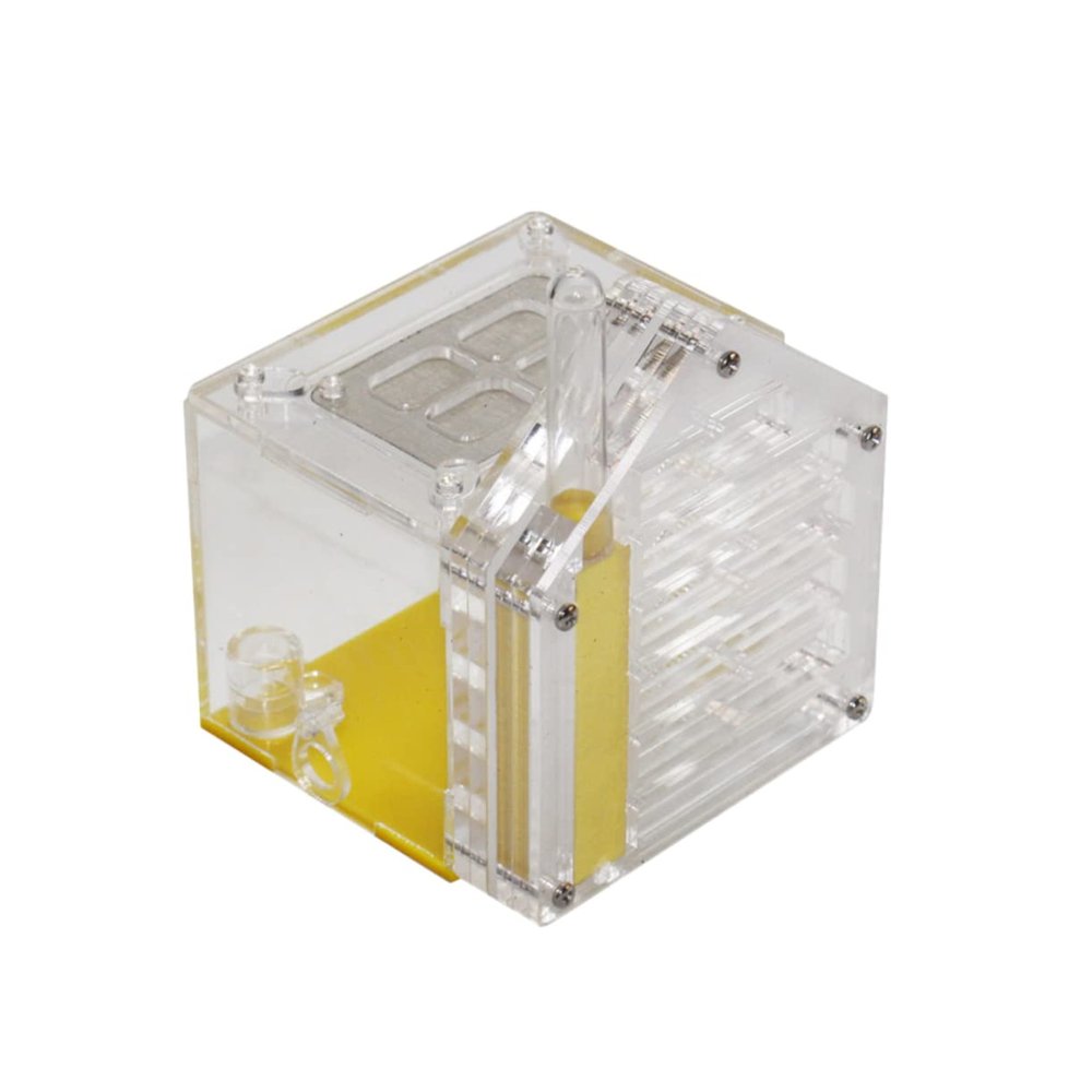GARVALON Castle Nest Acrylic Ant Breeding Box Feeding Storage Space Easy to Cle