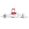 1/10 RC Crawler Car Aluminum BTA Servo Mount for VP for Capra F9 Offset Axle Upgrade(Red) view 4