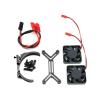 5687 56113 Motor Heat Sink Dual Cooling Fan Heatsink 56-58mm for 1/5 for Trax-xas for XMA-XX XRT for ARR-ma for Out-cast RC Car Upgrade Parts(Black) view 1