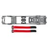 1/10 RC Crawler Carbon Fiber Girder 4.3mm CNC Metal Car Chassis Frame Body Kit for Axial SCX10 II Rock Off Road Truck Upgrade Parts (Gray) view 4