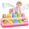 Duchong Toys for 1 Year Old Girls, Interactive Pop Up Toy with Music & Light, Montessori Learning Toys for Infant Baby Toddler 9-12-18 Months, First 1st Birthday Gifts for Girls Boys view 1