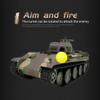 DERELOAS Large RC Tank for Adults- 1/16 German Panther G RC Tank That Shoots, 2.4G Remote Control Tank with Steel Gearbox Sounds Light Smoke, RC Military Vehicle Model (Camouflage Green) view 2