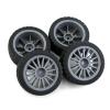 4pcs 67mm Rubber Tire Wheel Tyre for Tam-iya XV01 XV02 TT01 TT02 PTG-2 WRC for Hyundai i20 1/10 RC Rally Racing Car Upgrade Parts(Grey) view 1