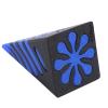Impossible Pyramid Passthrough Anxiety Relief Multifunctional Desk Toy Stress Reliving 3D Printed Spiral Cone for Work Study (Blue Black) view 3