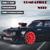 1/7 1/8 On Road Tire Set On Road Tire Tyre 17mm Wheel Rims for Arrma 1/7 Infraction Limitless Felony FS Racing Model GT RC Car Upgrade On Road Tyre 4Pcs One Set view 2