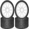 1/7 1/8 On Road Tire Set On Road Tire Tyre 17mm Wheel Rims for Arrma 1/7 Infraction Limitless Felony FS Racing Model GT RC Car Upgrade On Road Tyre 4Pcs One Set view 1