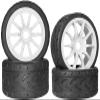 1/7 1/8 On Road Tire Set On Road Tire Tyre 17mm Wheel Rims for Arrma 1/7 Infraction Felony FS Racing Model GT RC Car Upgrade On Road Tyre 4Pcs One Set view 1