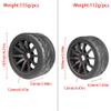 1/7 1/8 On Road Tire Set On Road Tire Tyre 17mm Wheel Rims for Arrma 1/7 Infraction Felony FS Racing Model GT RC Car Upgrade On Road Tyre 4Pcs One Set view 4