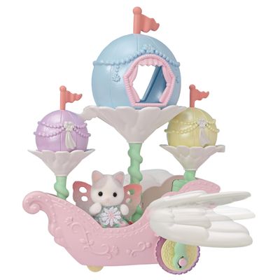 Sylvanian Families - The Floral Boat - 1 Figure Included - Immerse yourself in the world of the Sylvanian Family - Miniature Figurines - Toy for Children 3 Years and Above - 5827