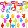 Non Candy Easter Egg Fillers for Kids 28 Pack, Easter Sticky Hands Toys Gifts Basket Pinata Stuffers for Toddlers, Mini Spring Party Favors Egg Hunt Supplies Goodie Treat Bag Prize for Boys Girls view 1