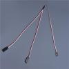 2pcs RC Boat Model ESC Extension Cable 150/300/ 500mm RC Servo Y Extension Cord Cable Lead Wire for Rc Boat/Airplane(200MM) view 4