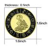 12pcs/Set Twelve Constellation Commemorative Coins Lucky Challenge Commemorative Badge with Plastic Case Metal Relief Crafts view 4