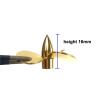 1Pair RC Boat Ship Assembly Positive Negative Propeller Dia 30mm Shaft Hole M3 3-Blade Brass Paddle with Hub Dia 6mm Props view 3