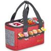 IBVIVIC Carrying Case Compatible with Tonies Box, Storage Bag for Toniebox Starter Set, Home and Outdoor Carrying Case Organizer for Figurine Characters, Red view 1