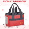 IBVIVIC Carrying Case Compatible with Tonies Box, Storage Bag for Toniebox Starter Set, Home and Outdoor Carrying Case Organizer for Figurine Characters, Red view 2