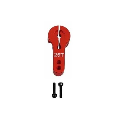 1/10pcs 23T 24T 25T M3 Metal Servo Arm Servo Horn for 1/10 RC Crawler Car Boat Truck Buggy Futaba HSP Wltoys Axial SCX10 Parts(Black)