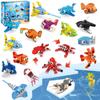 VOPOGLNE 36 Packs Marine Animals Building Blocks Toy, Party Favors for Kids, 999PCS Building Set, Classroom Prizes, Goodie Bag Stocking Stuffers, Ideal for Boys and Girls Ages 6-12+ view 1