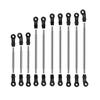 312mm 324mm Wheelbase Stainless Steel Suspension Links Plastic Rod End Unassembled Kit for 1/10 RC Crawler Car Traxxas TRX4(312mm) view 1