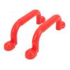 1 Pair Safety Playground Handles, Large Professional Playground Safety Hand Grips Nonslip for Playset, Climbing Frame, Play House, Swing Set (Red) view 1
