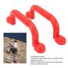 1 Pair Safety Playground Handles, Large Professional Playground Safety Hand Grips Nonslip for Playset, Climbing Frame, Play House, Swing Set (Red) view 4