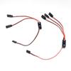 StiNGZjdM 2/3 Way Light On Off Controller Switch Y Cable Wire for TRX4 SCX10 RC Car Light Group Channel Extension Wire RC Plane FPV(1to2) view 2