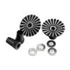 StiNGZjdM M3 M4 Aluminum Transmitter Joystick Thumb Stick Umbrella Thumbstick Non-Slip Rocker for RC for Futaba for Spektrum for Frsky for JR Drone(1 Pair M3 Blue) view 3