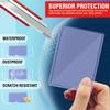 1000 Trading Cards Sleeves Top Loads, 3"X4" Baseball Card Protectors Hard Plastic, Toploads Binder Penny Sleeves for Sports Football Game (500 Hard Loads + 500 Soft Sleeves) view 2