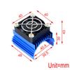 StiNGZjdM Fan Heatsink Set 40 * 42mm Plus New RC Car Parts 4074 4274 1515 Motor Universal Heat Sink Motor Cooling Fan Radiator(Green) view 3