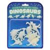 Johntoy Glow in the Dark 3D Wall Dino's, 7dlg. view 2