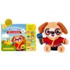 GO GO - Bilingual Singing Plush Toy with Soundbox, 7 Songs in English and Chinese & Songs of Fantasy Lands Sound Book with 8 Mandarin Songs, English Translations, 10 Sound Buttons & Volume Control view 1