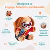 GO GO - Bilingual Singing Plush Toy with Soundbox, 7 Songs in English and Chinese & Songs of Fantasy Lands Sound Book with 8 Mandarin Songs, English Translations, 10 Sound Buttons & Volume Control view 4