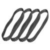 LALADEFIEE Rubber DIY Tank Track Set 4 Pieces Replacement Tracks for Robot Car Toys view 1