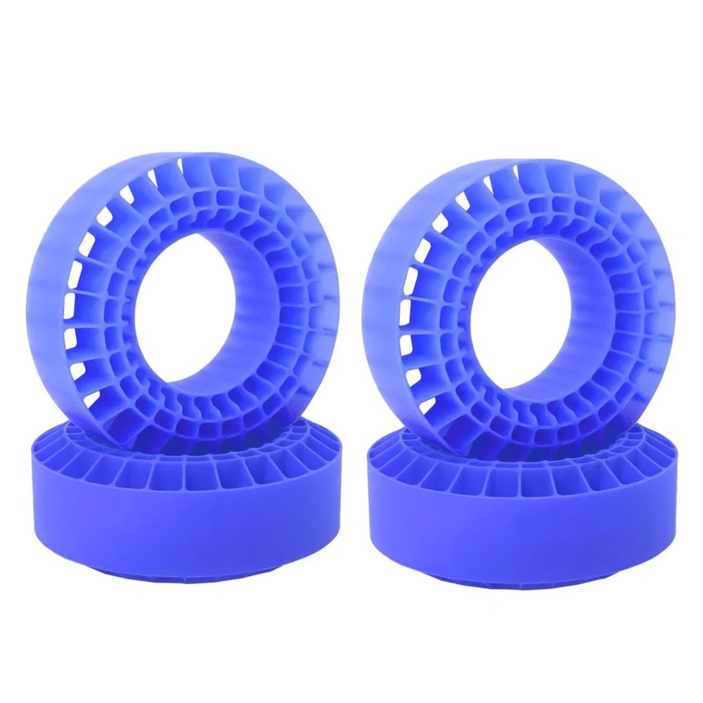for Trx4 for Scx10 for Capra Tf2 Gen8 1/10 RC Crawler Rigs 4pcs Silicone Rubber Insert Foam for Fit 118-122mm (4.75" OD) 1.9" Wheel Tires RC Car Repair Kit(Purple)
