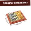 1/12 Scale Dollhouse Chess Set Detailed Alloy 1:12 Scale Dollhouse Furniture Chess Set DIY Decorative 1:12 Scale Accessories for Dollhouse Lovers Chessboard,1:12 Scale Accessories view 2